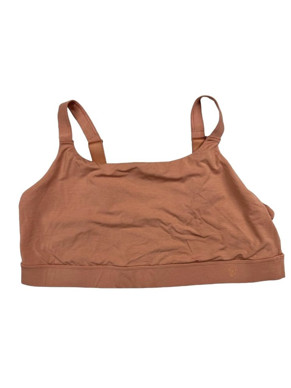 NEW Woxer Luxe Bralette Womens Sports Bra Activewear Top Brown • Size 2XL